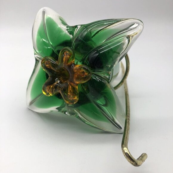 Vintage Murano Sommerso Mandruzzato Art Glass 3 Piece Hanging Bud Vase - Picture 2 of 16